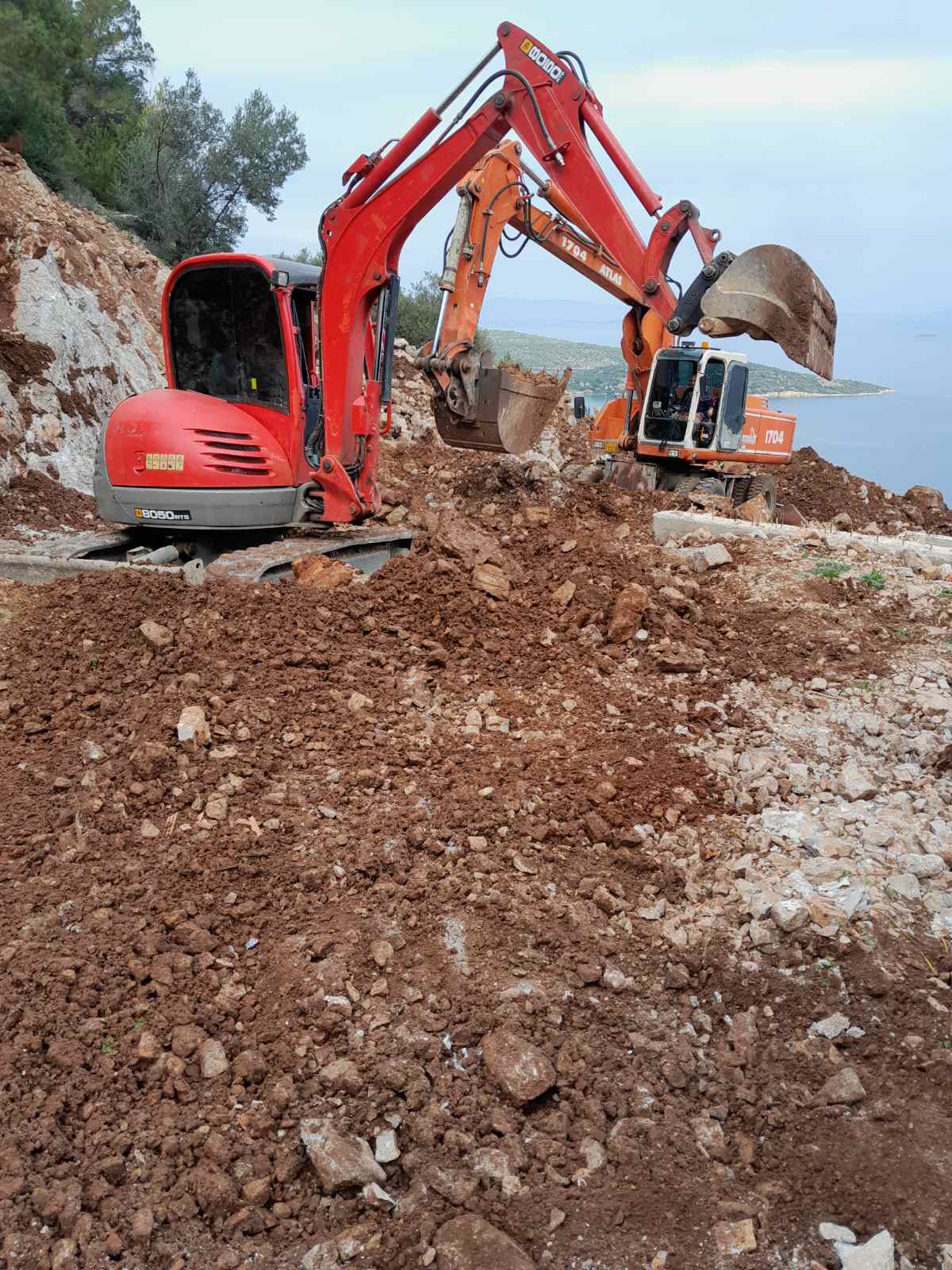 Reinforced concrete works in Gialasi, Ancient Epidaurus