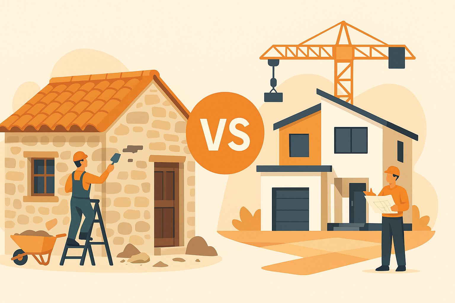 Ανακαίνιση ή νέα κατασκευή; Πότε συμφέρει η αποκατάσταση